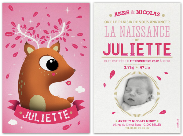 faire part de naissance