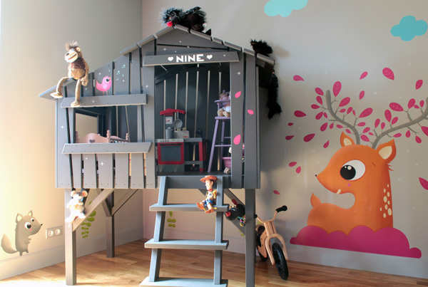 fresque murale decoration chambre enfant