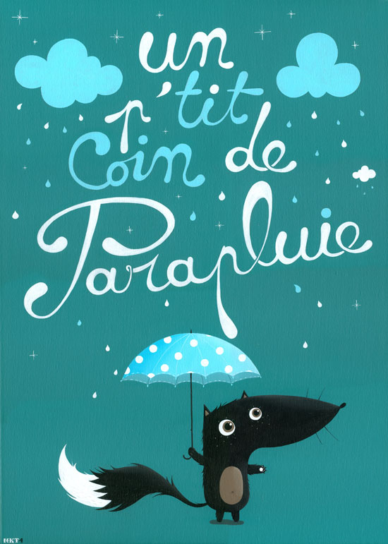 un petit coin de parapluie